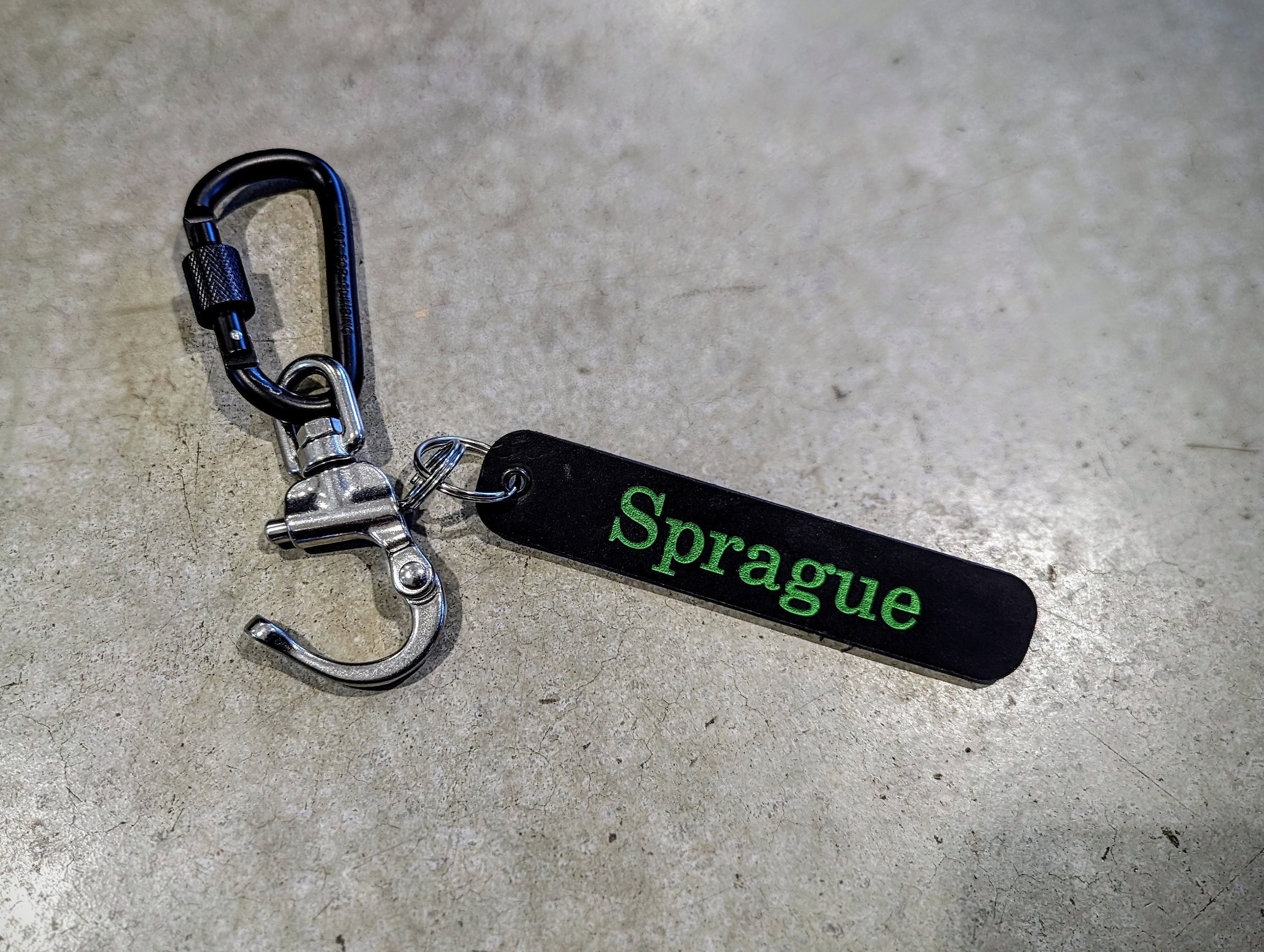 Personalized Firefighter SCBA Mask Quick Release, Leather Pull Tab