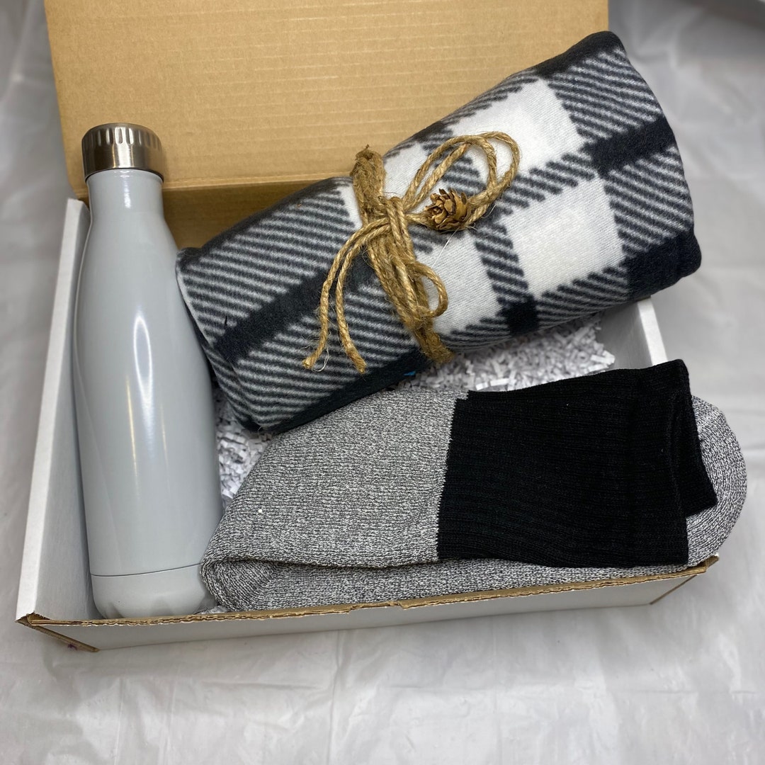 Winter Blanket Gift Box for Him Gift Box for Him Cozy Winter Etsy