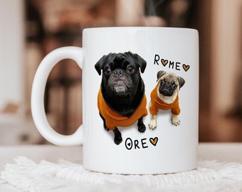 Custom Pet Mug - Personalized Dog Coffee Cup - Using Pet Photo & Name - Custom Dog Photo Mug - Custom Pet Mug - Personalized Pet Mug