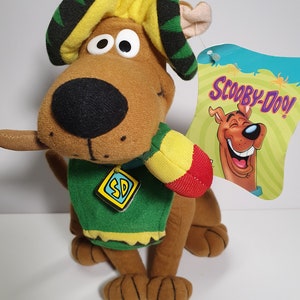 Vintage Scooby-Doo Stofftier 12 cm/ mexikanischer Scooby-Doo / Hanna Barbera