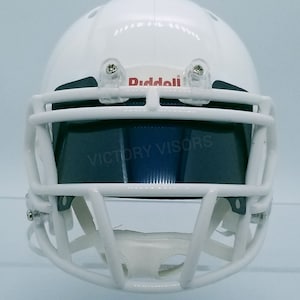 Navy Blue Mini Size Football Helmet Visor (*Flat Style*). Hundreds of Colors Available!
