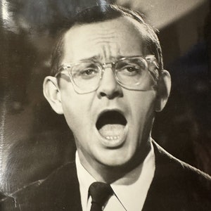 Filme vintage de Wally Cox da State Fair de 1962 ainda promocional foto em preto e branco