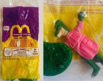 1992 McDonald’s Happy Meal Dinosaurs Fran Sinclair Toy Dino-Motion NIP