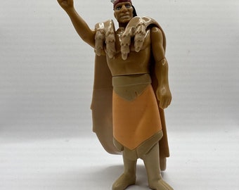 1995 Burger King Disney Pocahontas Movie Kids Meal Chief Powhatan Figure Toy