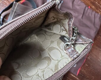 Vintage Coach Y2K Brown Leather Shoulder Bag With Dust Bag - Etsy