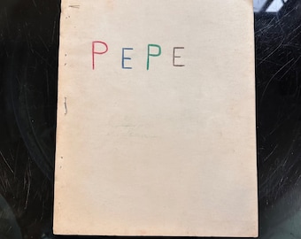 Vintage 1960 Pepe Movie Fan-Created Biography With Photo Clippings
