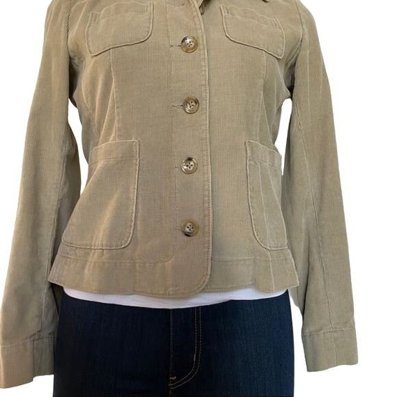 Vintage Banana Republic Corduroy Jacket Tan Butto… - image 5