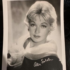 Vintage Ann Sothern Black & White Headshot 5X4 Signed Photo