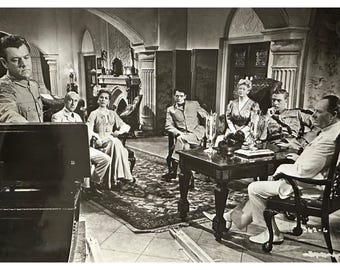 Vintage 1959 North West Frontier Kenneth More Lauren Bacall Movie Still Photo