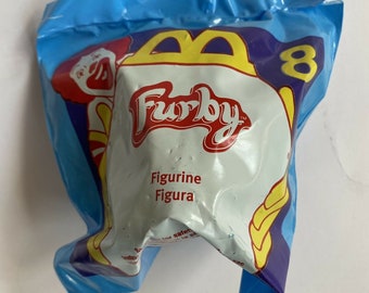 1998 McDonald's Happy Meal Furbie #8 NIP non aperto Stockkng stuffer Collector Toy
