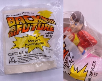 VTG 1991 Back to the Future McDonalds Happy Meal Marty&#39;s Hoverboard Unopened
