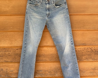 Wrangler YK Relaxed Straight Blue Herren Regular Jeans Größe 31x30