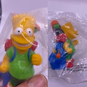 1990 Burger King Kids Meal Bart Simpson Toy NIP Sealed