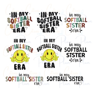 In meinem Softball Sister Era SVG Pack: Basteln wie ein Profi