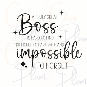Un gran jefe svg, png, pdf, jpg -Boss Quote SVG - Retirement svg - Boss Sign Descargas digitales - Cotización de jubilación