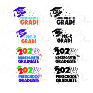 Celebrate Their Journey! Pre K Graduation SVG - Kindergarten Graduation Bundle (SVG PNG)