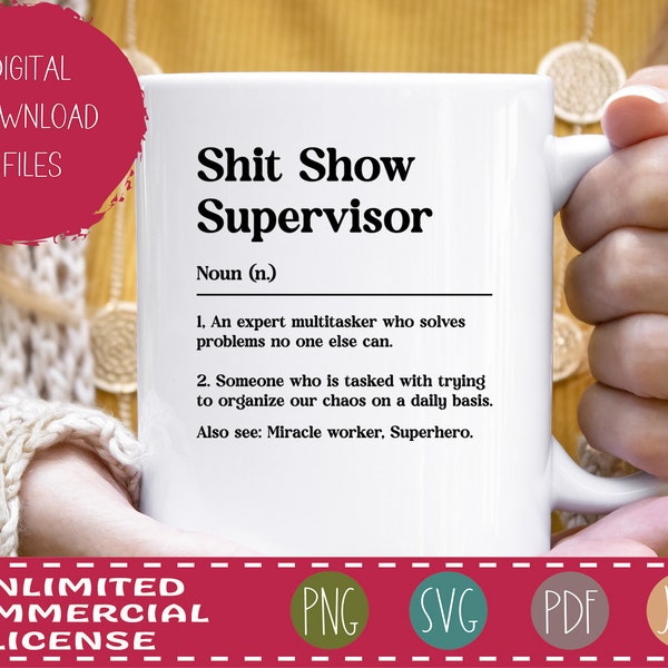 Shit Show Supervisor - Boss Thank You Gift