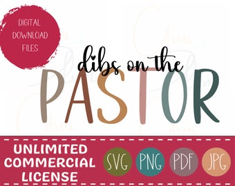 Dibs On The Pastor SVG