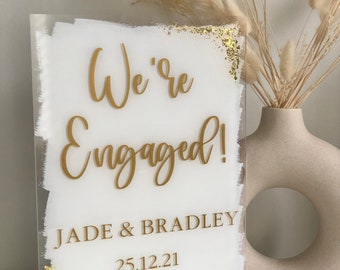 Acrylic Welcome Sign: Event, Wedding, Party Signage
