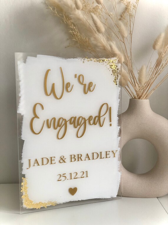 Acrylic Welcome Sign: Event, Wedding, Party Signage