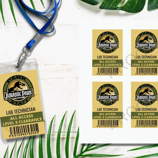 Jurassic Park Pass File Etsy Jurassic Park Pass File Etsy