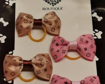 etsy dog bows