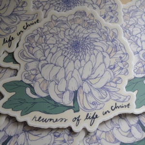 Made new in Christ | Christian Bible Sticker