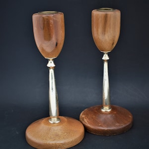 Myrtle Wood Candlestick Holders**Made in Oregon