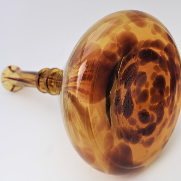 Hand Blown Tortoise Shell Wine Decanter/Aerator