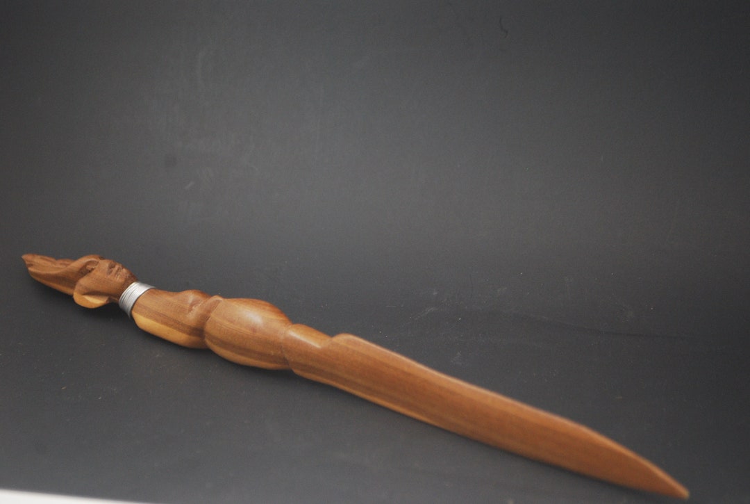 Hand Carved African Letter Opener Etsy