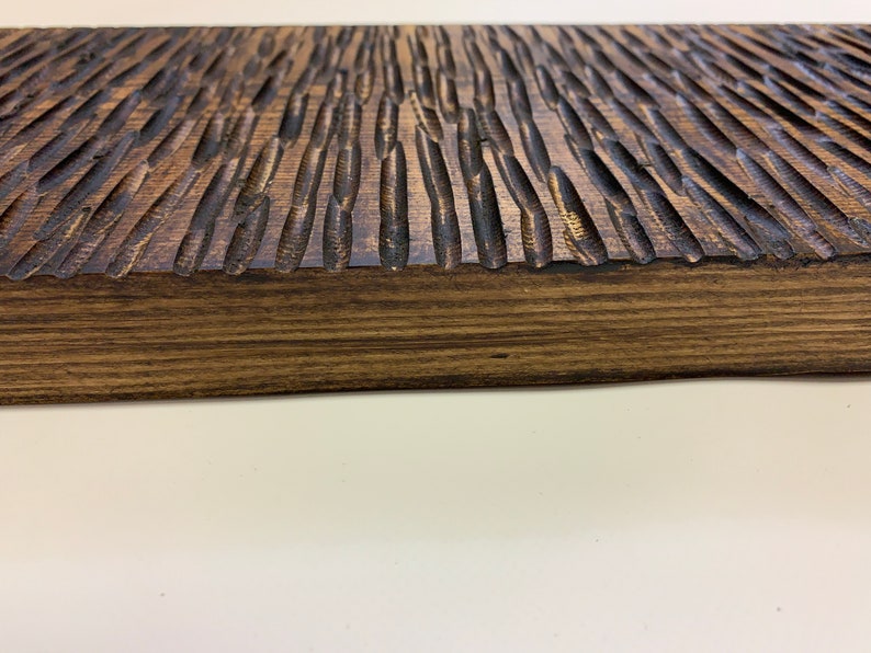 Wooden Tile Wall Art Textured and Engraved Wall Decor Home Decor Etsy