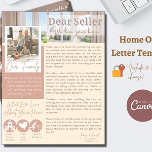 Carta de interés en la vivienda para el vendedor o propietario, carta de presentación para compradores de vivienda por primera vez, carta de oferta para el mercado inmobiliario