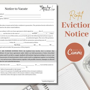 Aviso de desalojo, residencial, pago atrasado, bienes raíces, formulario de carta, pagar o dejar, contrato de arrendamiento, contrato de alquiler, aviso de desalojo
