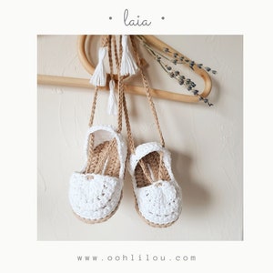 Alpargatas tejidas a crochet para bebe sale