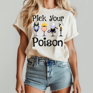Pick Your Poison Disney Halloween Shirt, Disney Halloween Shirt, Disney Trip Halloween Shirt, Disneyland Shirt, Halloween Shirt