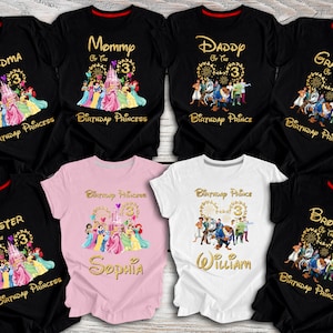 WD, Disney Princess Birthday Shirt, Girl Birthday Shirt, Birthday Party Shirt, Family Birthday Shirt, Disney Birthday shirt, Birthday Trip