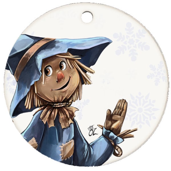 Wizard of Oz Christmas Ornament with Scarecrow