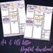 Witches Daily Planner Printable, Witchy Planner, Wiccan Planner ...