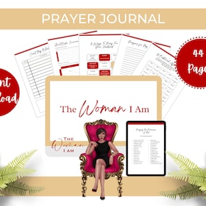 Prayer Journal, Prayer Journal Template, Prayer Journal Digital, Prayer Journal Printable, Faith Journal Printable, Bible Study