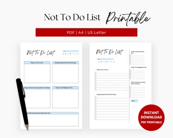 To Do List Advert Format Examples To-do List Template, Planner Insert, to Do List Printable, to Do List ...