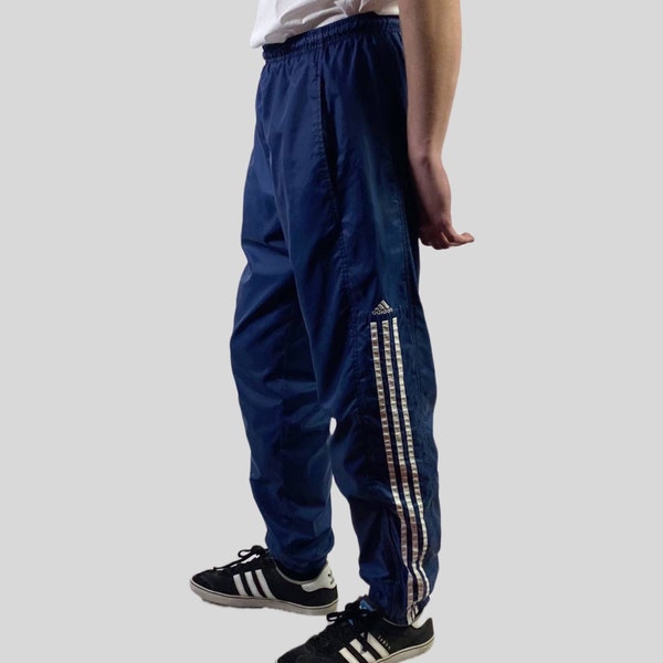 Vintage 2000s Adidas 3 Stripe Soccer Track Pants Joggers | Sz Small