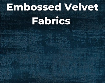 Embossed velvets, Distressed Pattern Velvet, 100% polyester, Velvet finish Fabrics , Durable, Free shipping, 2 Yards minimum