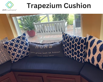 Custom Size Trapezium Cushion , Window Cushion , Fast+ Free ship