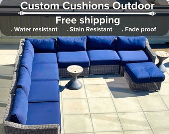 Sofa Cushions, Outdoor Cushions, Patio Cushions, 3-10 inches thick, Plush Cushions, Easy to clean , 5 Years of warranty, Fast+Free ship