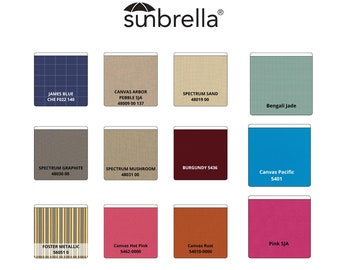 Fabric Samples , Sunbrella and Agora