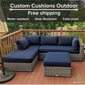 Outdoor Cushions Custom Sofa Cushion Fade Proof Easy to Clean