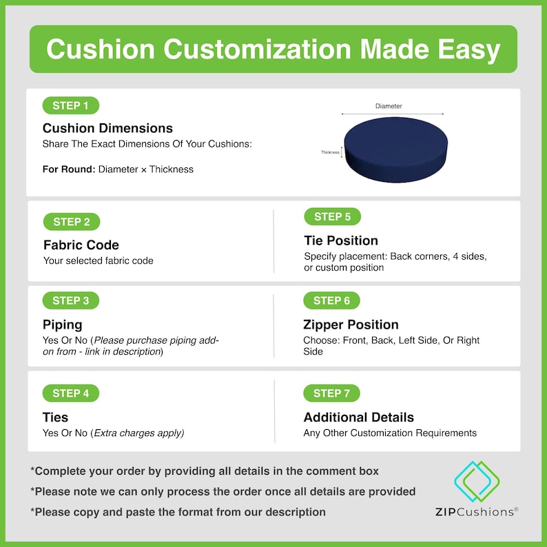 Handmade Linen Papasan Chair Cushion: Tufted Round Floor Pillow image 10