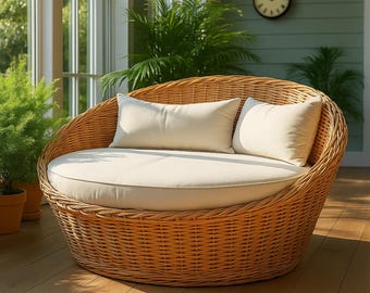 Custom Sunbrella Daybed Cushions – Outdoor Round Sofa Patio Furniture
