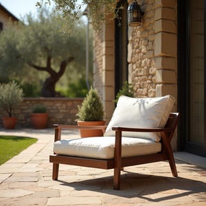 Cushion Covers with Sunbrella Fabric, Custom Sizes, No Fill 1&quot;- 6&quot; thickness, Outdoor Patio cushions, UV safe Durable with 5-Year Warranty