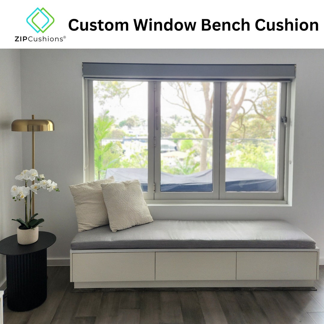 Custom Size Chair Pad, Bench Seat Cushion for Indoor Furniture, Mudroom  Bench Cushion, Window Box Nook Cushion Set, Bay Bench Pillow, High Density